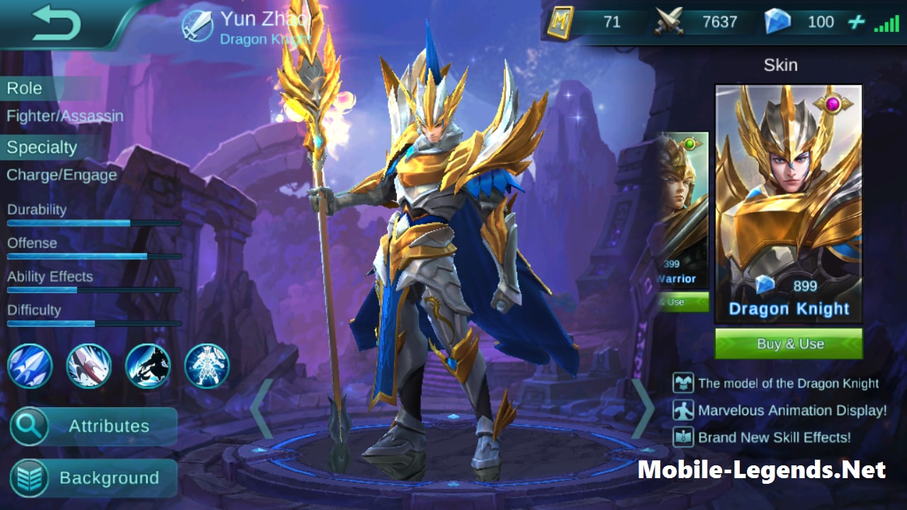 Mobile Legends Yun Zhao Skins 2