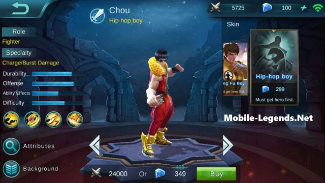 Chou Dangerous Attack Items 2021 - Mobile Legends