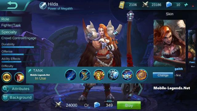 Hilda Full Tank Build