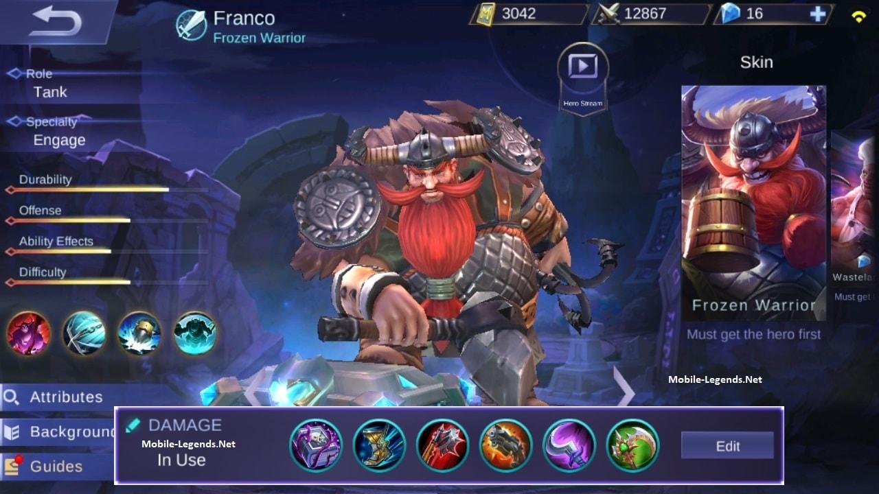 Franco Brutal Damage Build 2019 - Mobile Legends