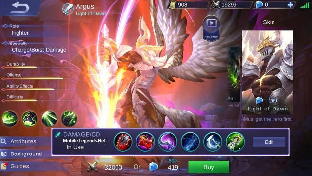 Argus Damage-Cooldown Build 2021 - Mobile Legends