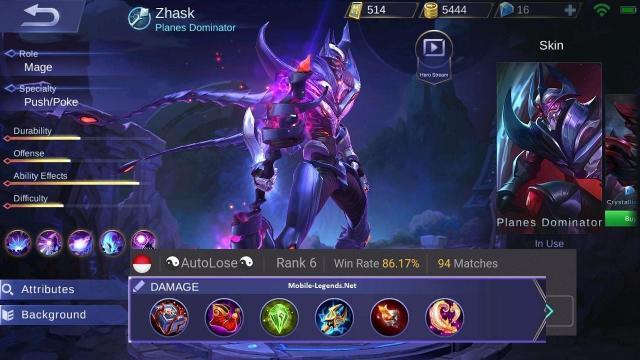 Brutal Mage Zhask Damage Build