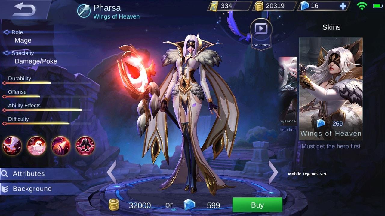 Pharsa Features 2018  Mobile Legends